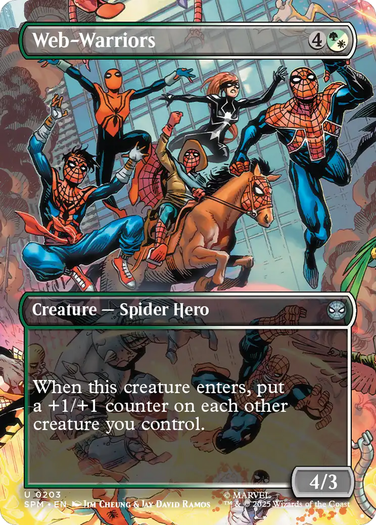 Web-Warriors (Borderless) [Marvel's Spider-Man] 