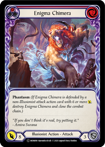 Enigma Chimera (Red) [U-MON098-RF] (Monarch Unlimited) Unlimited Rainbow Foil 