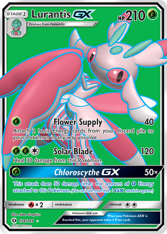 Lurantis GX (138/149) [Sun &amp; Moon: Base Set] 