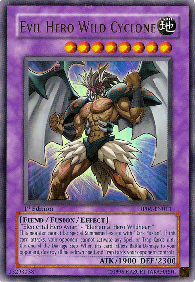 Evil Hero Wild Cyclone [DP06-EN011] Ultra Rare 