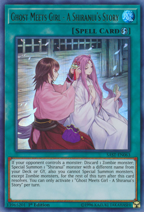 Ghost Meets Girl - A Shiranui's Story [SAST-EN063] Ultra Rare 