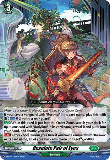 Resolute Pair of Eyes (D-PR/141EN) [D Promo Cards]