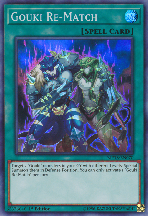 Gouki Re-Match [MP18-EN070] Super Rare 