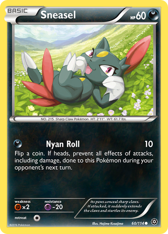 Sneasel (60/114) [XY: Steam Siege] 