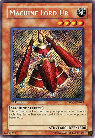 Machine Lord Ur [CSOC-EN093] Secret Rare 