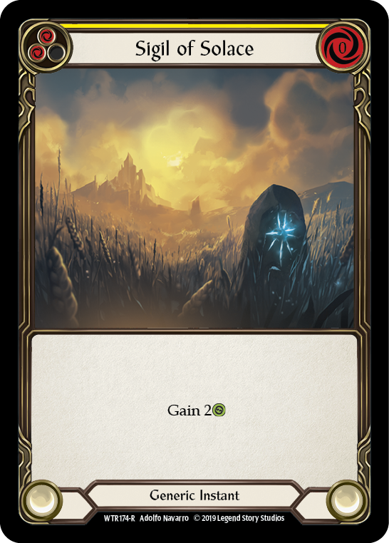 Sigil of Solace (Yellow) [WTR174-R] (Welcome to Rathe) Alpha Print Normal 