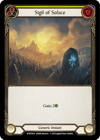 Sigil of Solace (Yellow) [WTR174-R] (Welcome to Rathe) Alpha Print Normal 