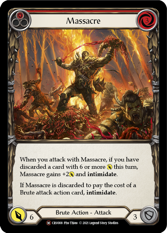 Massacre [U-CRU008] (Crucible of War Unlimited) Unlimited Normal 