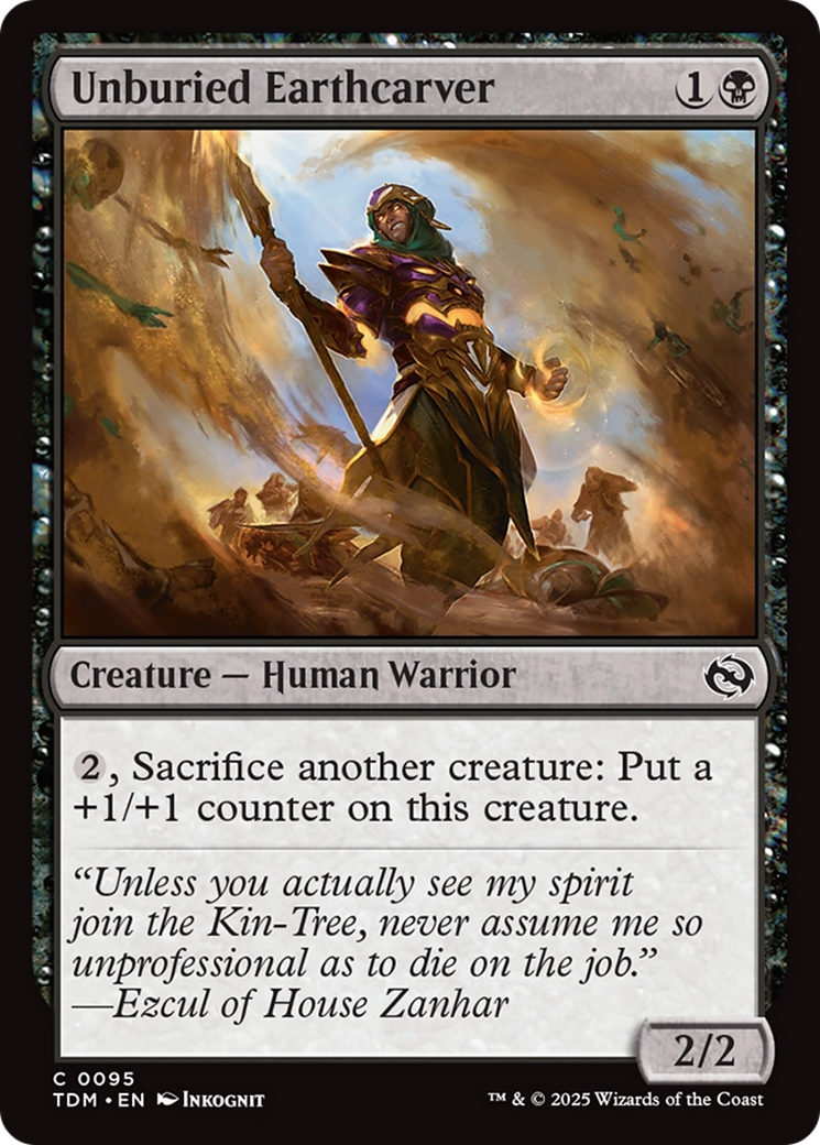 Unburied Earthcarver [Tarkir: Dragonstorm] 
