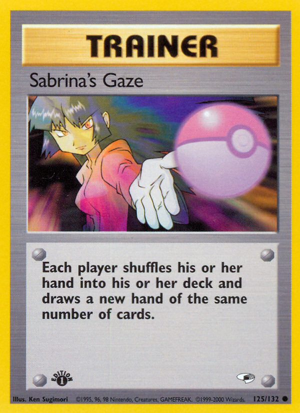 Sabrina's Gaze (125/132) [Gym Heroes 1st Edition] 