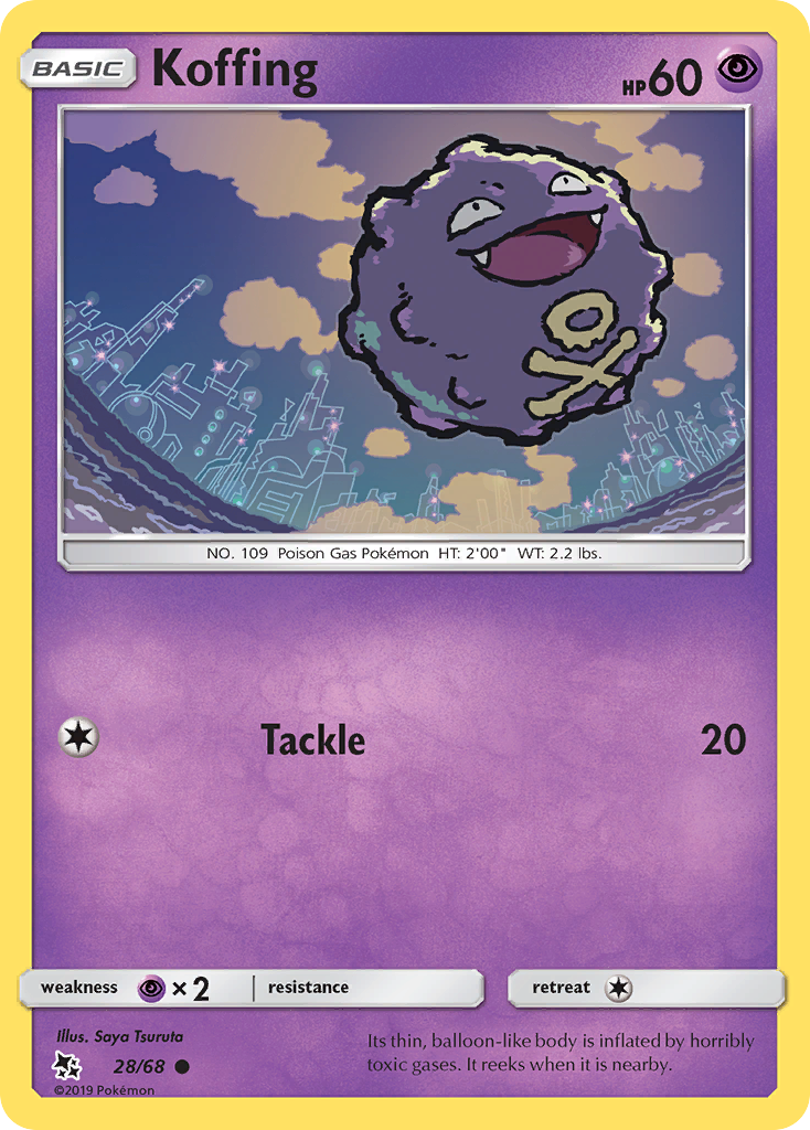 Koffing (28/68) [Sun &amp; Moon: Hidden Fates] 
