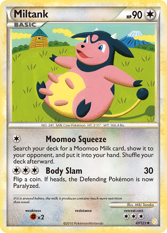 Miltank (47/123) [HeartGold &amp; SoulSilver: Base Set] 