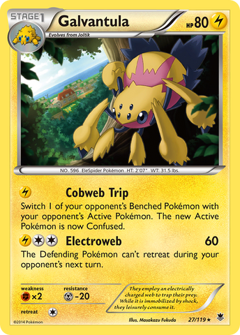 Galvantula (27/119) [XY: Phantom Forces] 