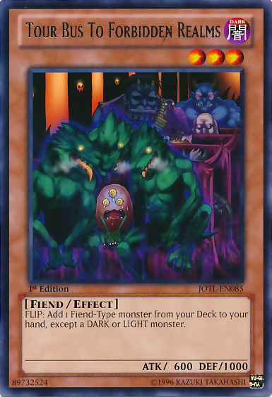 Tour Bus To Forbidden Realms [JOTL-EN085] Rare 