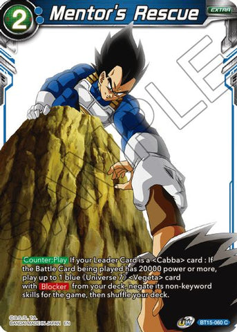 Mentor's Rescue (BT15-060) [Saiyan Showdown] 