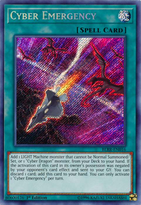 Cyber ​​Emergency [BLRR-EN016] Secret Rare 