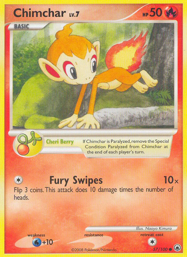 Chimchar (57/100) [Diamond &amp; Pearl: Majestic Dawn] 