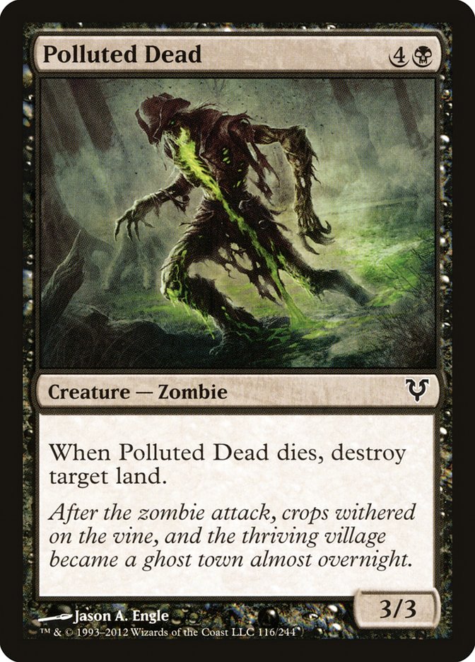 Polluted Dead [Avacyn Restored] 