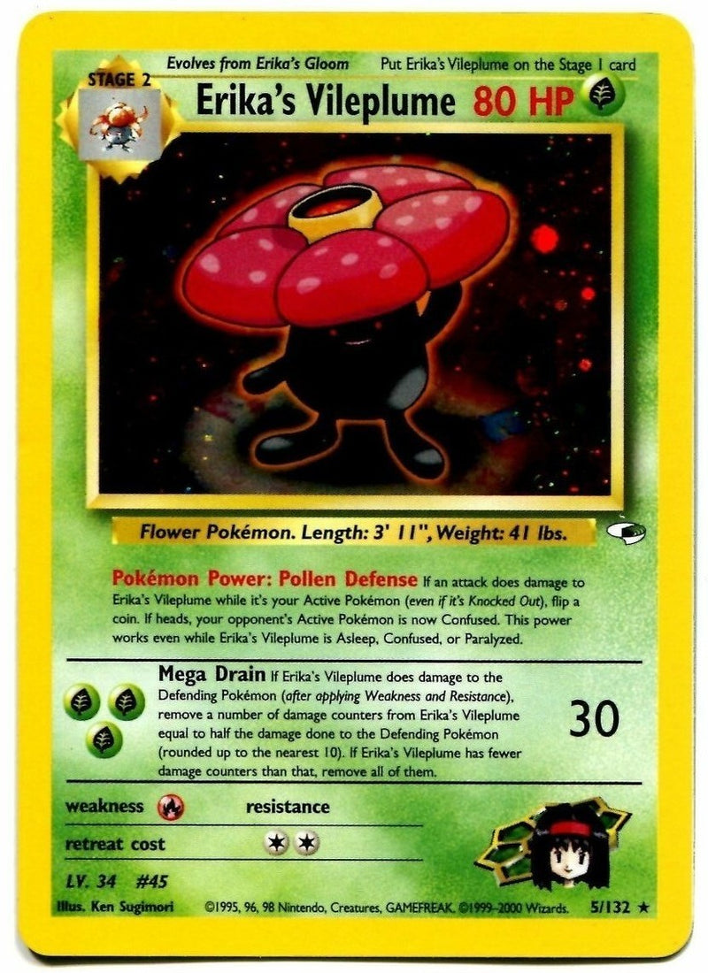 Erika's Vileplume (5/132) [Gym Heroes Unlimited] 
