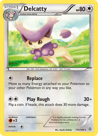 Delcatty (114/160) [XY: Primal Clash] 