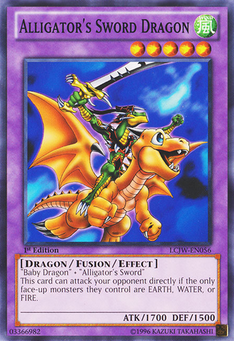 Alligator's Sword Dragon [LCJW-EN056] Common 