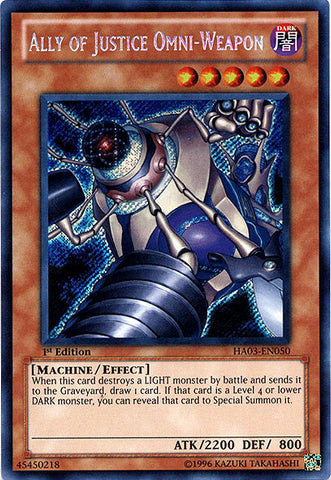 Ally of Justice Omni-Weapon [HA03-EN050] Secret Rare 
