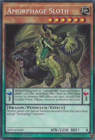 Amorphage Sloth [SHVI-EN030] Secret Rare 