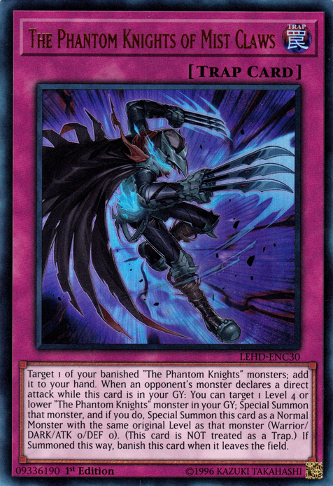 The Phantom Knights of Mist Claws [LEHD-ENC30] Ultra Rare 