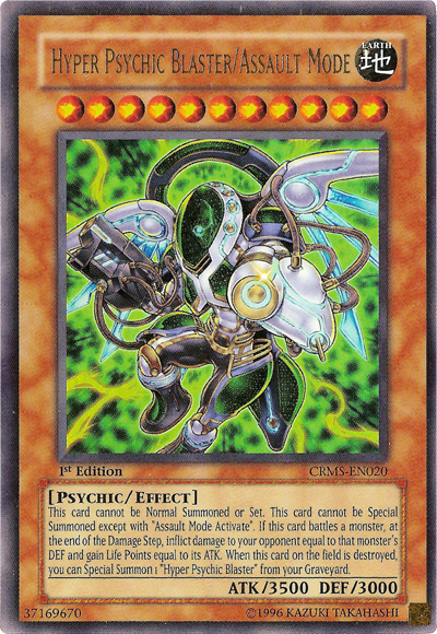 Hyper Psychic Blaster/Assault Mode [CRMS-EN020] Ultra Rare 