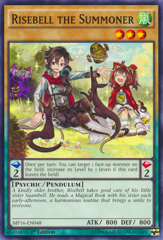 Risebell the Summoner [MP16-EN048] Common 