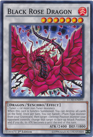 Black Rose Dragon [LC5D-EN099] Common 