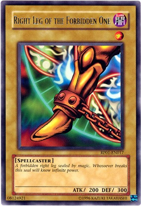 Right Leg of the Forbidden One [RP01-EN017] Rare 
