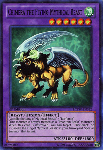 Chimera the Flying Mythical Beast [LCYW-EN052] Super Rare 