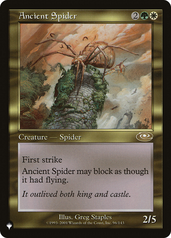 Ancient Spider [The List] 
