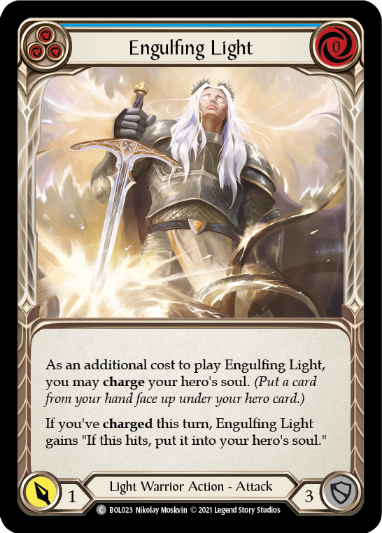 Engulfing Light (Blue) [BOL023] (Monarch Boltyn Blitz Deck) 