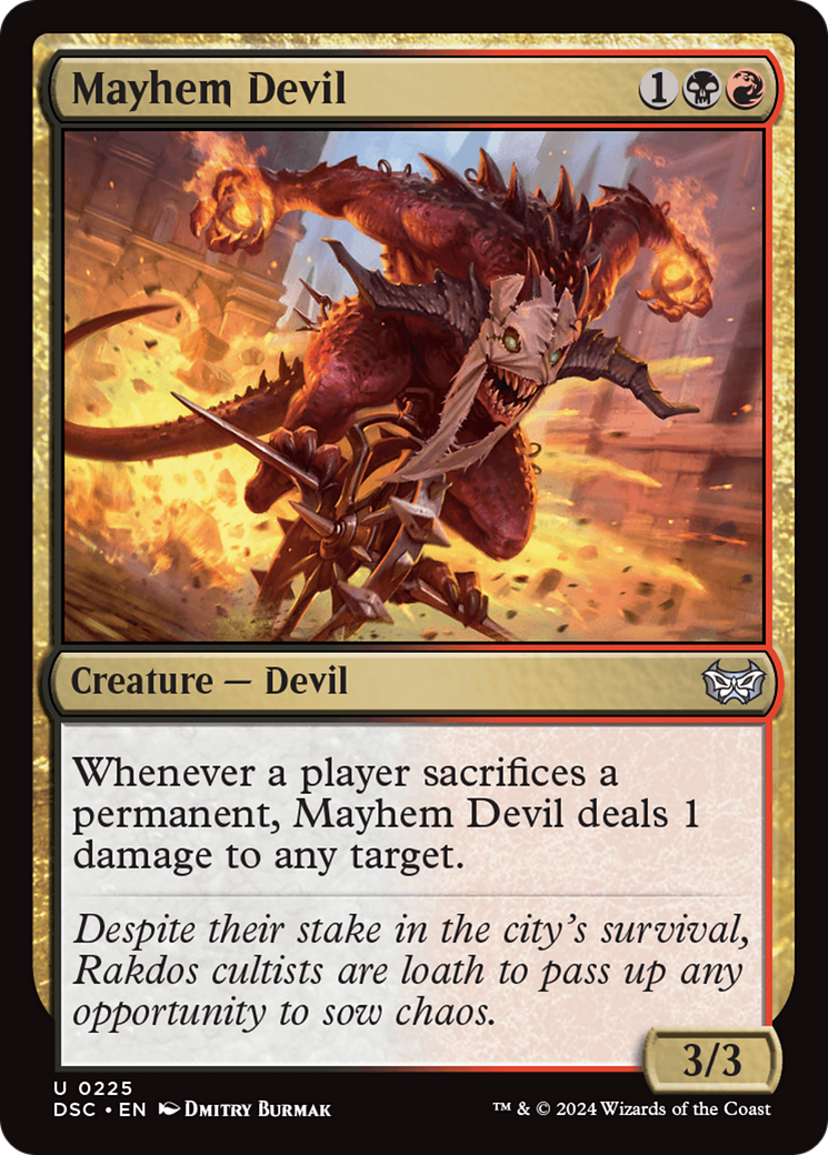 Mayhem Devil [Duskmorn: House of Horror Commander] 