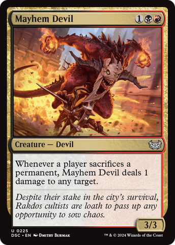 Mayhem Devil [Duskmorn: House of Horror Commander] 