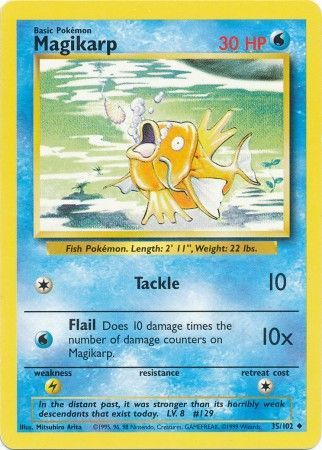 Magikarp (35/102) [Base Set Unlimited] 