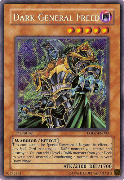 Dark General Freed [LODT-EN083] Secret Rare 