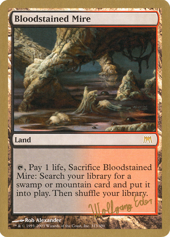 Bloodstained Mire (Wolfgang Eder) [World Championship Decks 2003] 