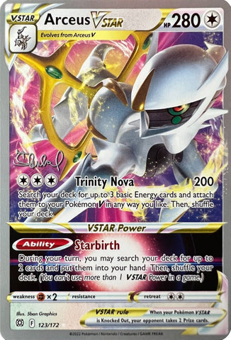 Arceus VSTAR (123/172) (ADP - Ondrej Skubal) [World Championships 2022] 