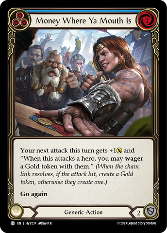 Money Where Ya Mouth Is (Blue) [HVY237] (Heavy Hitters) 