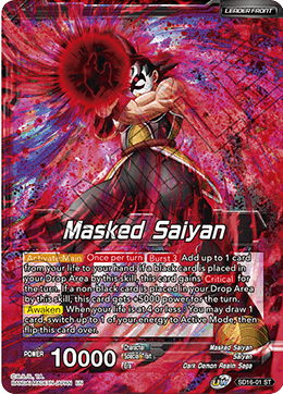 Masked Saiyan // SS3 Bardock, Reborn from Darkness (Starter Deck Exclusive) (SD16-01) [Cross Spirits] 