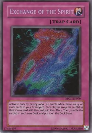 Exchange of the Spirit [RP01-EN099] Secret Rare 