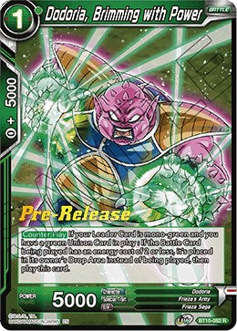 Dodoria, Brimming with Power (BT10-082) [Rise of the Unison Warrior Prerelease Promos] 