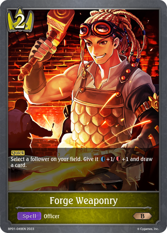 Forge Weaponry (BP01-049EN) [Advent of Genesis] 