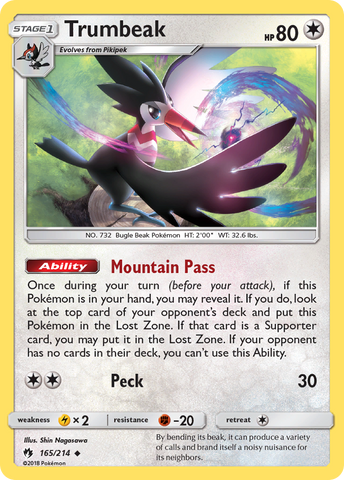 Trumbeak (165/214) [Sun &amp; Moon: Lost Thunder] 
