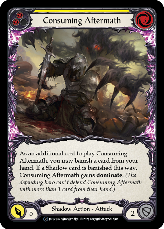 Consuming Aftermath (Yellow) [U-MON196] (Monarch Unlimited) Unlimited Normal 
