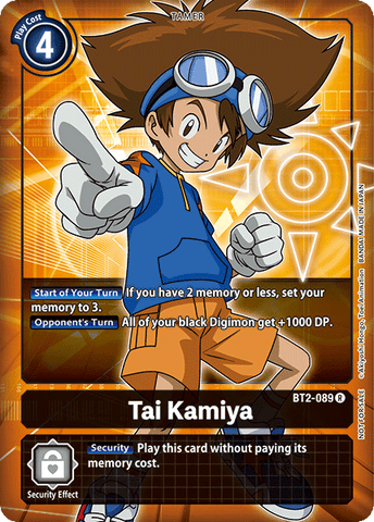 Tai Kamiya [BT2-089] (Buy-A-Box Promo) [Release Special Booster Ver.1.0 Promos] 