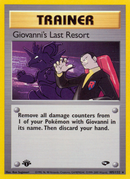 Giovanni's Last Resort (105/132) [Gym Challenge 1st Edition] 